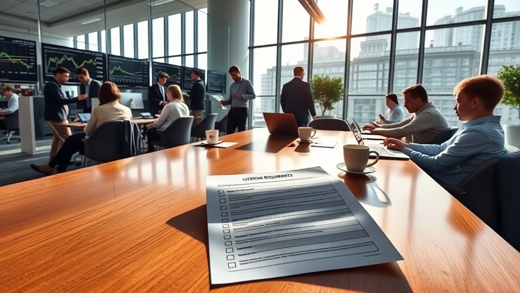 licensing procedure and regulations