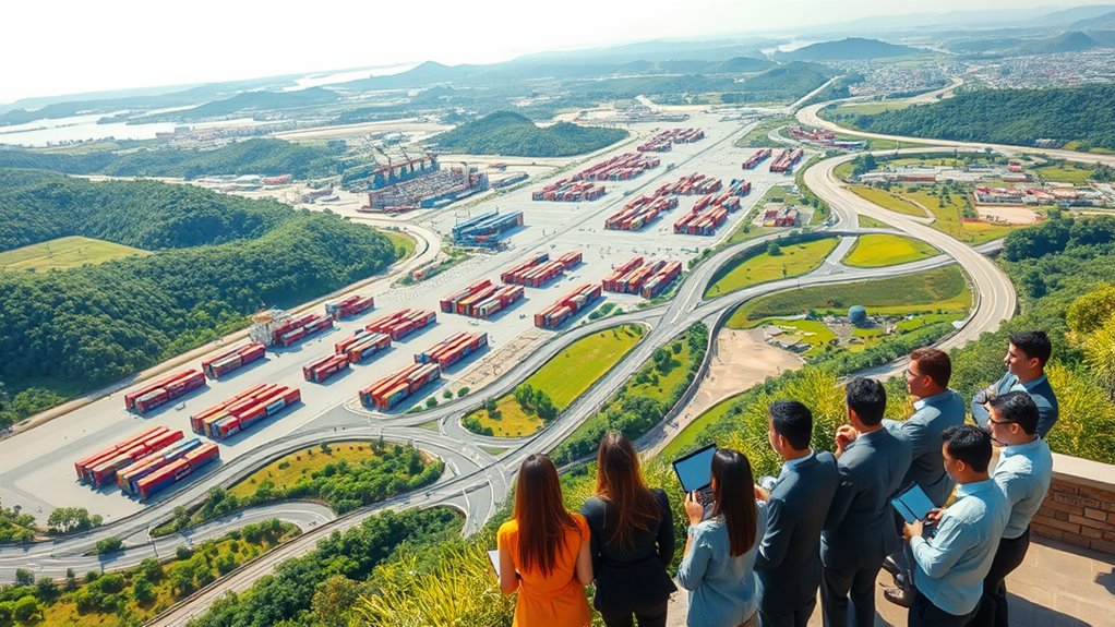 improved international transportation links