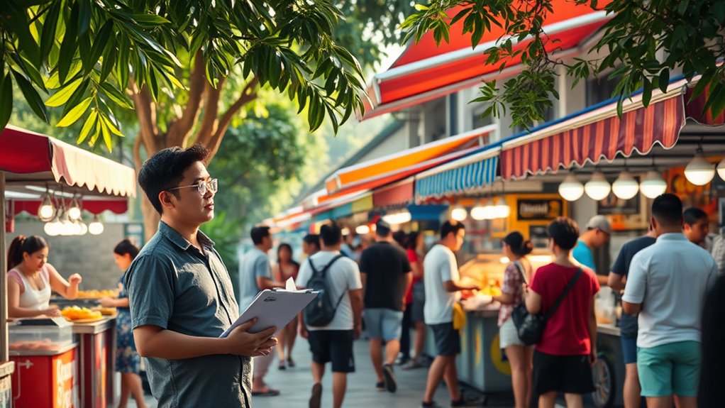location selection for stall
