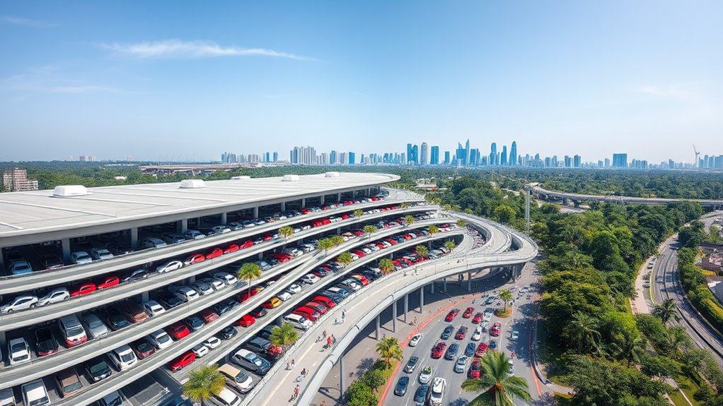 parking structure for commuters