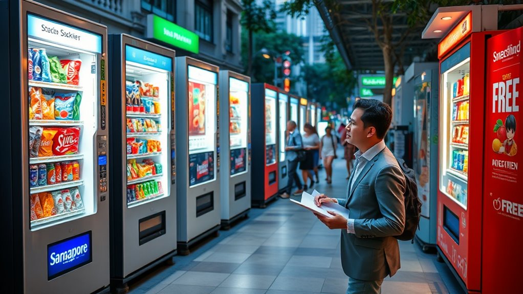 selecting vending machine products